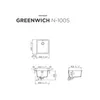Lavello sottopiano Schock Greenwich Puro N-100S U Anteprima dell’immagine prodotto 3