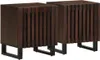 The Living Store Nachttische 2 Stk. 40x34x46 cm Massivholz Produktbild-Vorschau 2