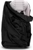 A black protective cover is partially covering a car seat. Náhľad obrázku produktu