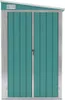 vidaXL Capannone verde 118x382x178 cm Acciaio zincato Anteprima dell’immagine prodotto 3