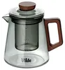 Vilde | Teekanne mit Sieb 700 ml - Schwarzes Glas - mit Produktbild-Vorschau 3