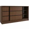 BEAUTYSOFA Kommode MIRELA 160 cm Warmia Walnuss, Sideboard Produktbild-Vorschau 5