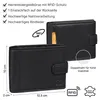Leder Geldbörse Herren Portemonnaie RFID Querformat Produktbild-Vorschau 3