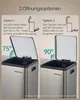 Odpadkový koš se 2 přihrádkami, odpadkový koš 2 x 30 l, Náhled obrázku produktu 3