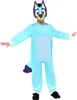 Amscan Bluey Kinderkostüm Jumpsuit mit Maske und Schwanz Produktbild-Vorschau 1