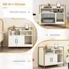 COSTWAY Cat Cabinet Litter Box s dvojitými dverami a Náhľad obrázku produktu 2