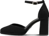 Tamaris Damen Pumps offen mit Fesselriemen und Blockabsatz Produktbild-Vorschau 3