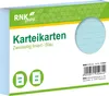 RNK Karteikarte A6 liniert blau 100St blaue Kopflinie Produktbild-Vorschau 2