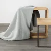 Design91 Teplá deka, útulná deka AMBER silver 70x160 Náhľad obrázku produktu 1