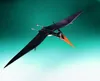 A pterosaur flying against a gradient background. Produktbild-Vorschau