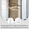 ZMH Hängelampe Esstisch Pendelleuchte Schwarz LED Produktbild-Vorschau 4
