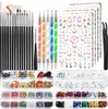 Nageldesign Zubehör Nageldesign Set, Nailart Pinsel & Produktbild-Vorschau 1