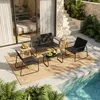 Mondeer Gartenmöbel-Set 4-teilig Sitzgruppe mit Produktbild-Vorschau 3
