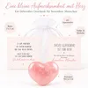 MilaBoo® Rosenquarz Herz mit Karte – Geschenk für Produktbild-Vorschau 2