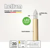 Hellum Lichterkette Riffelkerz.klar Innen 20tlg; 812046 Produktbild-Vorschau 2
