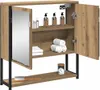 Armoire de toilette vidaXL en chêne Artisan, 60 x 16 x 60 Voir les images du produit 2