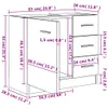 vidaXL Waschbeckenunterschrank Hochglanz-Weiß 63x30x54 cm Produktbild-Vorschau 2