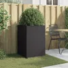 vidaXL Sadzarka czarna 52x48x75 cm stalowa Podgląd zdjęcia produktu 3