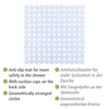 WENKO Anti Rutsch Dusch Einlage Matte Dusche Bad 54x54cm Produktbild-Vorschau 3