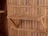 BELIANI Gartenschrank Akazenolz Edelstahl 4 Fächer Produktbild-Vorschau 8