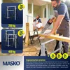 Support télescopique pour échafaudage MASKO® | Socle Voir les images du produit 7