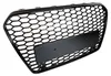 Kühlergrill Waben + Emblem Halter SCHWARZ GLANZ für Audi A5 8T Facelift 12-16 – Produktansicht 7 Productafbeelding-voorbeeld
