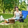 COSTWAY 2 x mata plażowa ze stolikiem bocznym, mata plażowa Podgląd zdjęcia produktu 2