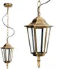 Lampa wisząca zewnętrzna ogrodowa złota na łańcuchu 1xE27 Podgląd zdjęcia produktu 1