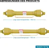 Zapfwelle T6 Gelenkwelle 979mm 830Nm 540U/min, PTO-Shaft, Produktbild-Vorschau 7