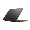 A black Lenovo laptop is shown from a three-quarter rear view, with the lid open. Produktbild-Vorschau
