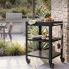 Outdoor Servierwagen 'Bolognano' Stahl 81 x 50 x 50 cm Produktbild-Vorschau 5