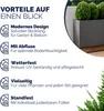 CASARIA® Blumenkasten 3 Innentöpfe Polyrattan Herausnehmbar Produktbild-Vorschau 8