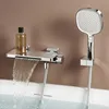 doporro Badewannenarmatur mit Handbrause, Wasserfall Produktbild-Vorschau 1