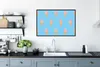 MuchoWow® MuchoWow® Gerahmtes Poster Eiscreme - Muster - Produktbild-Vorschau 3