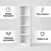 Bibliothèque blanche SELO 4 – Étagère de rangement pour Voir les images du produit 5