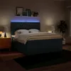 Eleganten-Stil Boxspringbett mit Matratze Blau 180x200 cm Produktbild-Vorschau 6