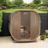 HOME DELUXE - Outdoor Sauna CUBE M - Maße: ca. 194 cm x 195 Produktbild-Vorschau 4