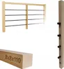 Legno squadrato - Palo di legno - per ringhiere - 8x8x110 Anteprima dell’immagine prodotto 1