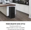 Royal Trash Matte black Poubelle à capteur 72 L acier Voir les images du produit 2
