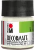 Marabu Acrylfarbe "Decormatt", weiß, 50 ml, im Glas Produktbild-Vorschau 5