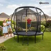 Detská trampolína 244 cm so sieťou a rebríkom - robustná a Náhľad obrázku produktu 2