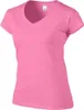 Gildan Damen Kurzarm T-Shirt mit V-Ausschnitt BC491 (S) Produktbild-Vorschau 3