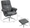 HOMCOM Relaxsessel mit Hocker, Gepolstert Fernsehsessel mit Produktbild-Vorschau 3