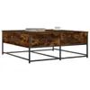 The Living Store Couchtisch Räuchereiche 100x99x40 cm Produktbild-Vorschau 4
