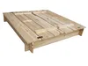 Sandkasten Habau mit Deckel + Bank ca. 120x120x20cm Produktbild-Vorschau 2