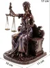 Veronese Justitia sitzend Göttin der Gerechtigkeit Statue | Produktbild-Vorschau 1