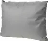 A plain gray cushion is shown against a white background. Voir les images du produit