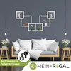 Mein-Regal Connect Vertikal versetztes Wandregal Dekoregal Produktbild-Vorschau 6