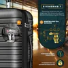 tillvex® Reisekoffer Set 4 tlg. Grau Koffer Hartschale Produktbild-Vorschau 4