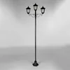 LED Solar Kandelaber, Metall schwarz, H 194 cm Produktbild-Vorschau 12